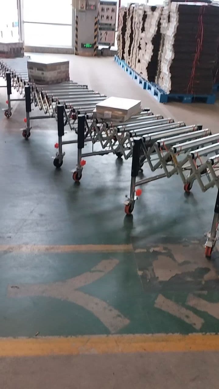 烟草仓库装车无动力滚筒输送方案